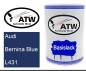 Preview: Audi, Bernina Blue, L431: 500ml Lackdose, von ATW Autoteile West.